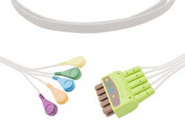 A0002D05-006 e Compatible con la asistencia sanitaria Disp. 5 cable Compatible GE Healthcare Multi-L