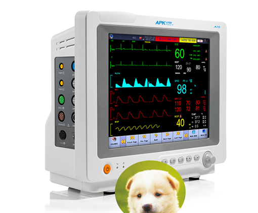 A70 Monitor paciente pantalla táctil colorida de 12,1 pulgadas, seis parámetros, todos los módulos i