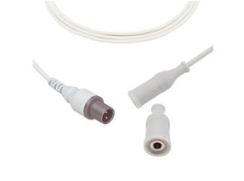Cable adaptador de temperatura Compatible con A-HP-08-01 Philips de 2 pines al conector hembra