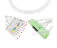 A4024-EE1 Nihon Kohden Compatible EKG Cable 40P conector 20KΩ AHA Banana