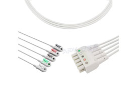 A5157-EL1 de Cable Compatible con GE Marquette VS tipo 5 cables de plomo
