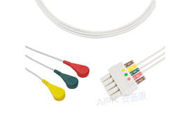 A3044-EL0 Mindray Datascope Compatible con el Euro tipo 3 cables a presión, IEC