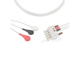 A3044-EL1 Mindray Datascope Compatible con Euro tipo 3 cables a presión, Ajá