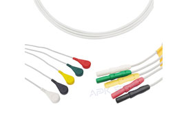 A5039-EL0 Mindray> Compatible con Datascope Din tipo 5 cables sin presión, IEC