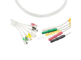 A5139-EL0 Mindray > Datascope Compatible tipo Din 5-cables Clip IEC