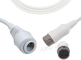 A1318-BC04 Mindray Compatible IBP Cable 12pin con Philips/B Conector Braun
