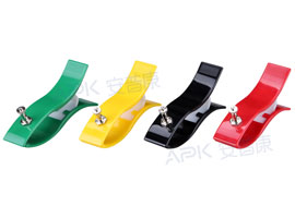 Adaptadores de abrazadera de múltiples colores para adultos con placa de níquel IEC
