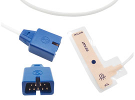 A1418-SI03M Nellcor Compatible infantil desechables SpO2 Sensor con 90cm Cable OxiMax DB9(9pin)