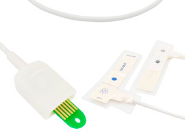 A1315-SI01t Masimo Compatible con Sensor SpO2 desechable infantil con conector macho LNOP de 90cm