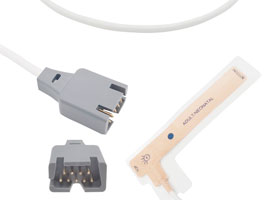 Sensor SpO2 desechable Neonatal Compatible con A1315-SN03M Masimo con conector macho LNCS de 90cm