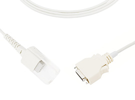 A1418-C02 Covidien > Nellcor Compatible SpO2 Cable adaptador con Cable de 240cm M3(14pin)-DB9