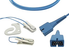 A1418-SR203MU Covidien > Nellcor Compatible OxiMax oreja clip SpO2 Sensor con 90cm Cable DB9(9pin)