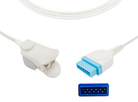 A1501-SP104PV pudiera iniciar datex-ohmeda Compatible pediátrica dedo Clip Sensor con Cable 300cm 11