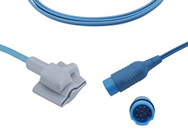 A0816-SI105PU Philips Compatible con Sensor suave SpO2 infantil con Cable de 300cm redondo de 12 pin