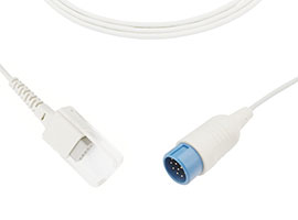 A0816-C01 Philips Compatible SpO2 Cable adaptador con Cable de 240cm 12pin-DB9