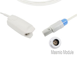 A1315-SA129PV Mindray Compatible con Sensor de Clip para dedos para adultos con Cable de 260cm de 6