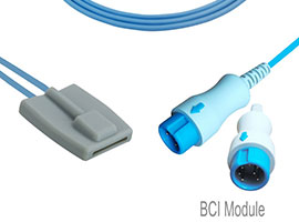 A1318-SP140PU Mindray Compatible con Sensor suave SpO2 pediátrico con Cable de 300cm redondo de 7 pi