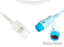 A1318-C06 Mindray Compatible con SpO2 Cable adaptador con 240cm 7pin-DB9
