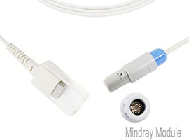 A1318-C01 Mindray Compatible con SpO2 Cable adaptador con 240cm 6pin-DB9