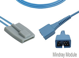 A1318-SP203PU Mindray Compatible pediátrica de SpO2 SpO2 Sensor con 90cm Cable DB9(7pin)