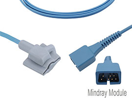 A1318-SI203PU Mindray Compatible bebé suave SpO2 SpO2 Sensor con 90cm Cable DB9(7pin)